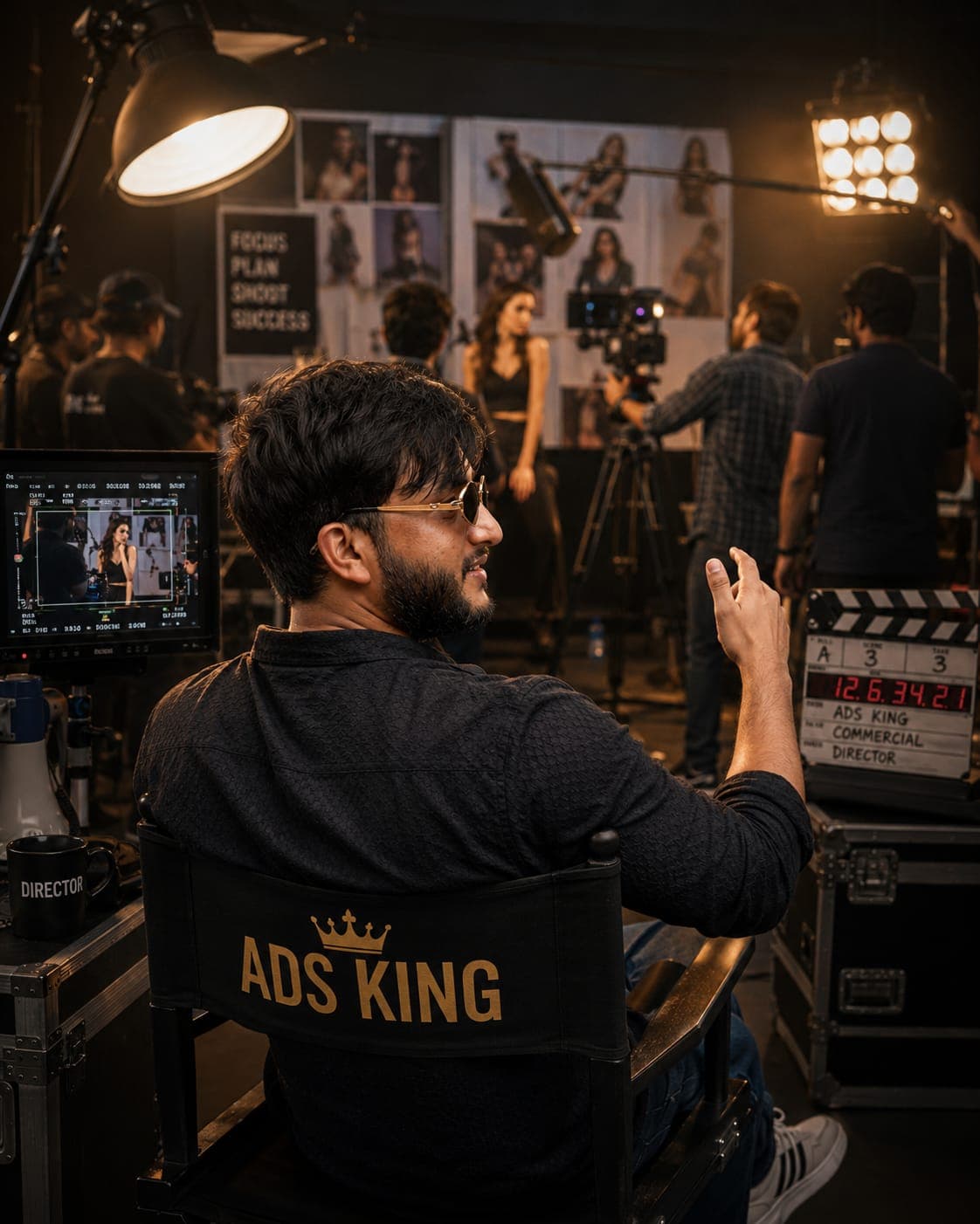 AdsKing on set